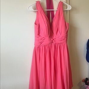 Bill Levkoff Pink Wedding Dress